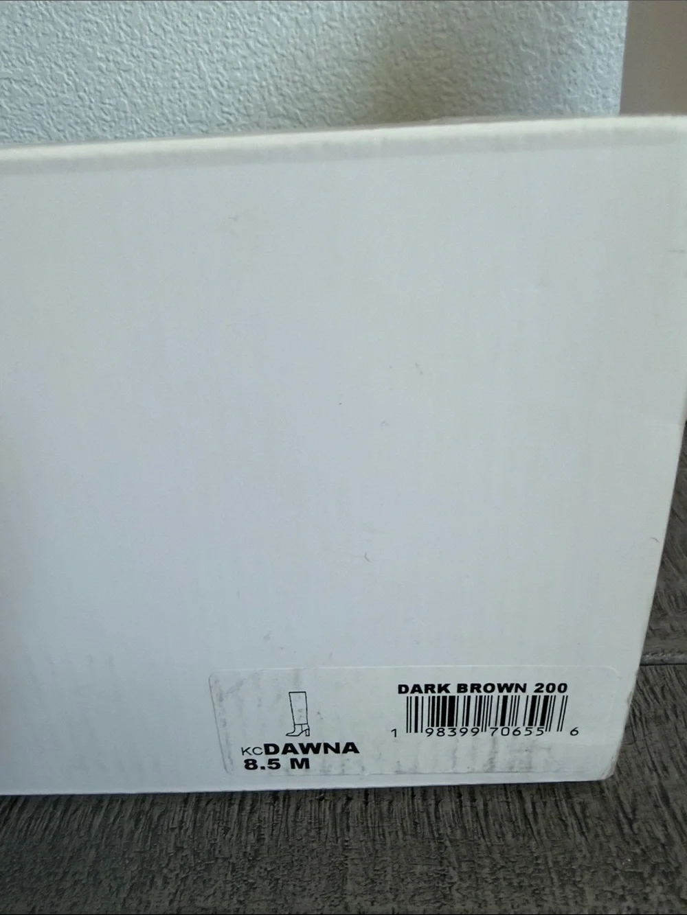 Calvin Klein Dawna Dark Brown Leather Over-the-Knee Boots NIB